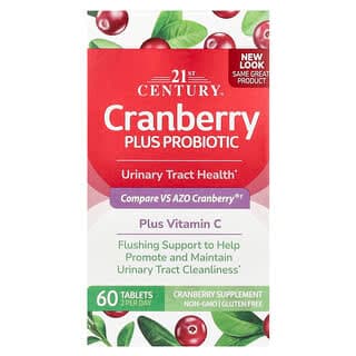 21st Century, Cranberry Plus Probiotic, 60 Tablets