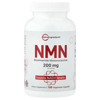 Micro Ingredients, NMN, 120 Vegetarian Capsules (100 mg per Capsule)